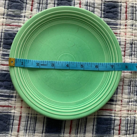 One (1) Salad Plate Fiesta Light Green (Older) by Homer Laughlin Fiestaware - Picture 2 of 3